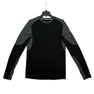 Smartwool Mens Merino Wool Performance Base Layer Crew Long Sleeve Shirt M